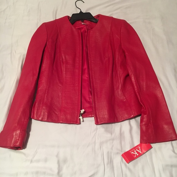 anne klein red jacket